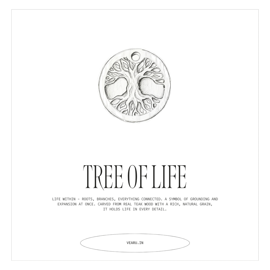 Tree of life | Teak Wood Pendant