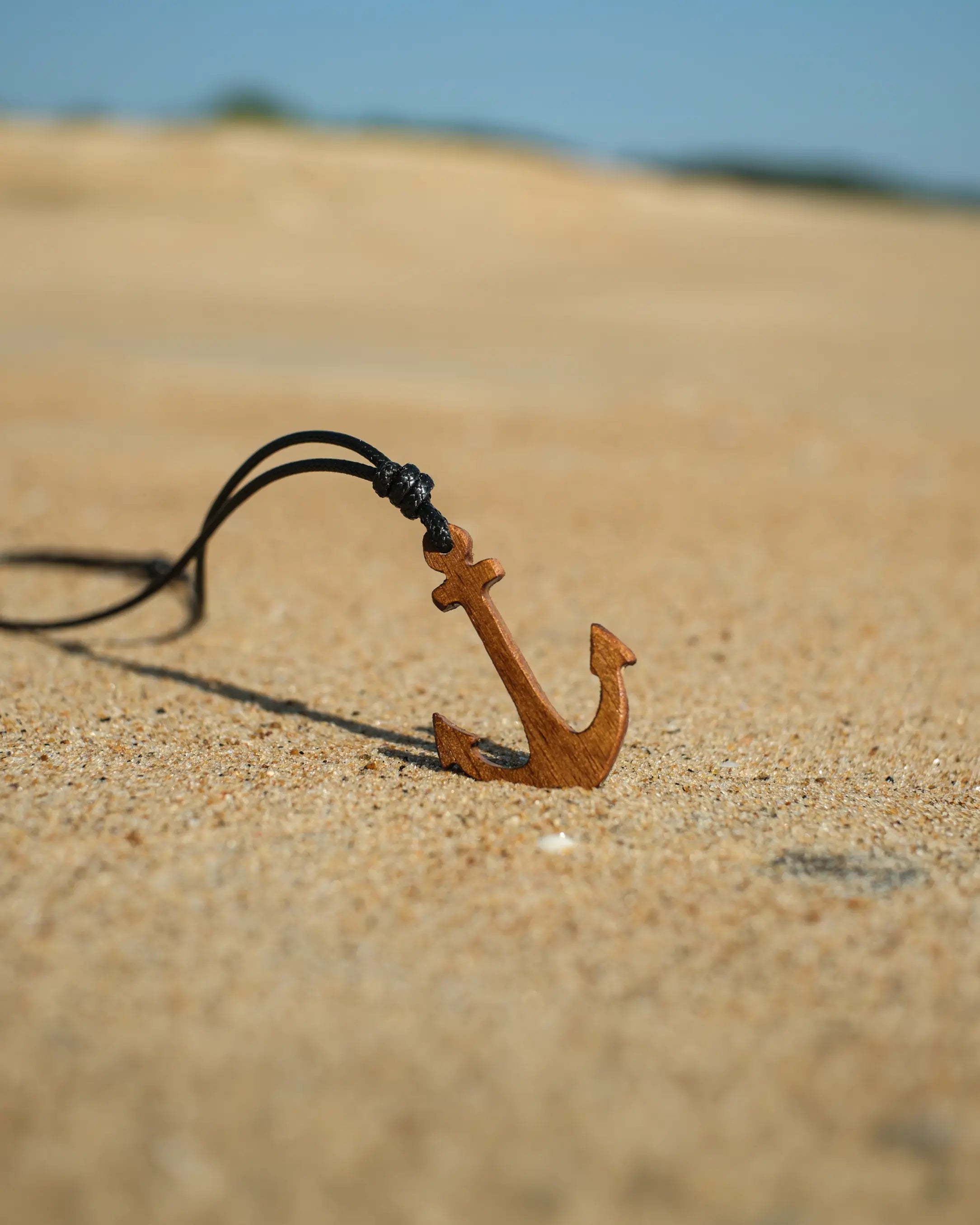 Anchor Ground | Boho Teak Wood Pendant