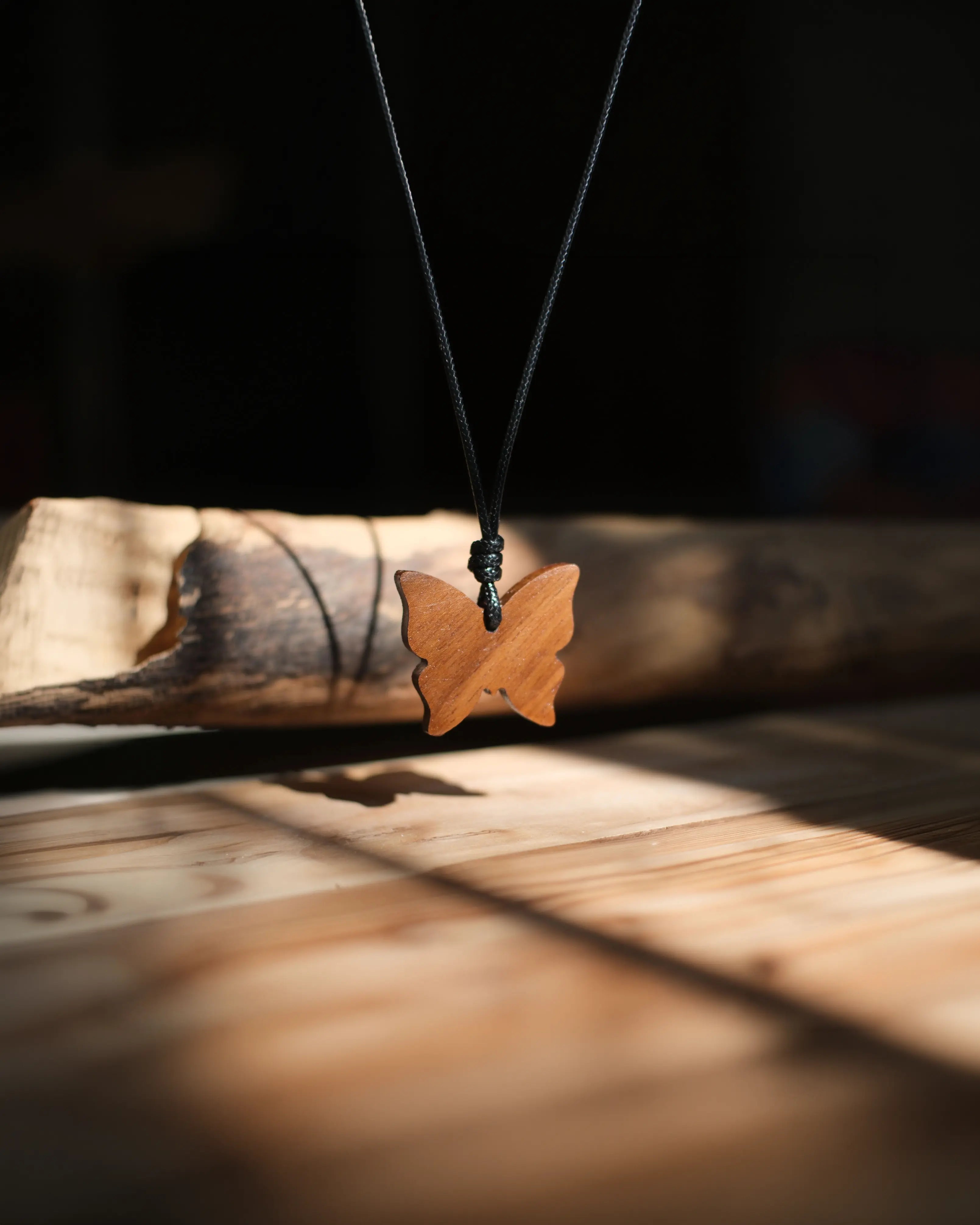 Boho Butterfly | Teak Wood Pendant