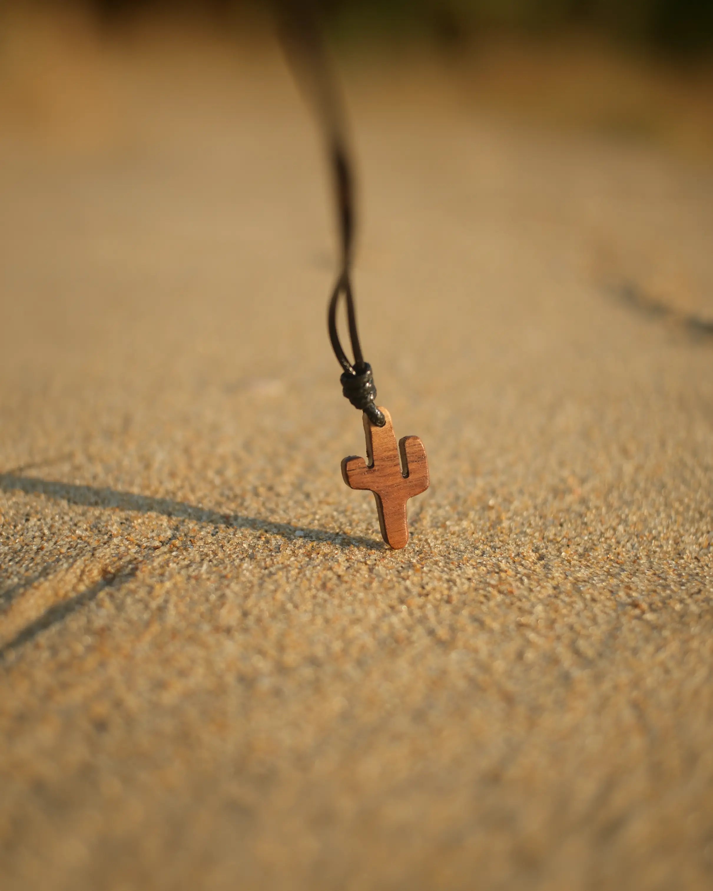 Cactus | Teak Wood Pendant