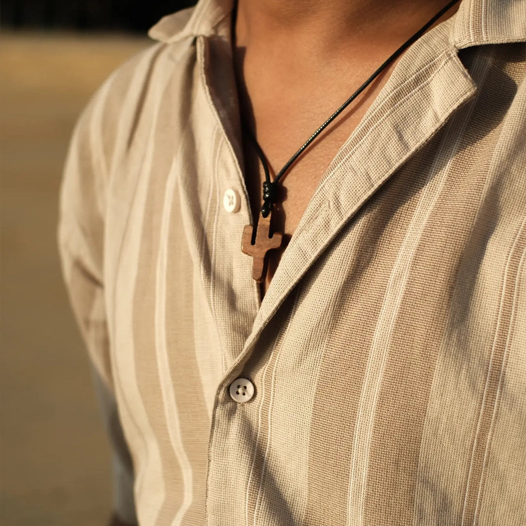 Cactus | Teak Wood Pendant
