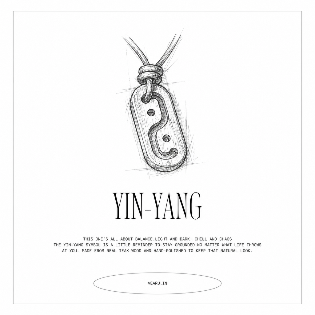 Yin-Yang | Teak Wood Bracelet