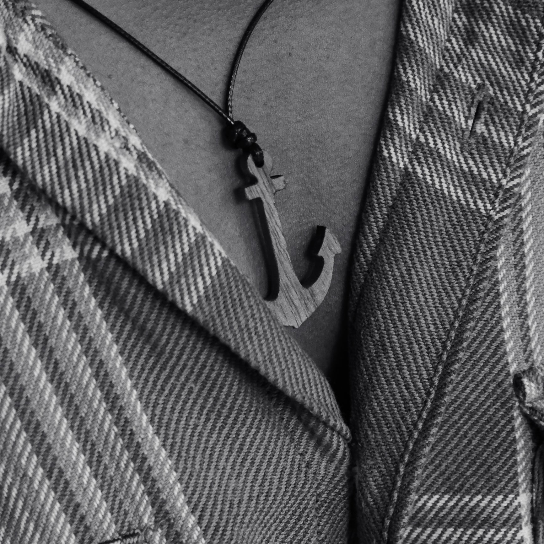 Anchor Ground | Boho Teak Wood Pendant