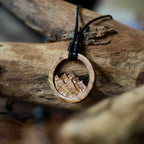 The Mountains | Teak wood Pendant