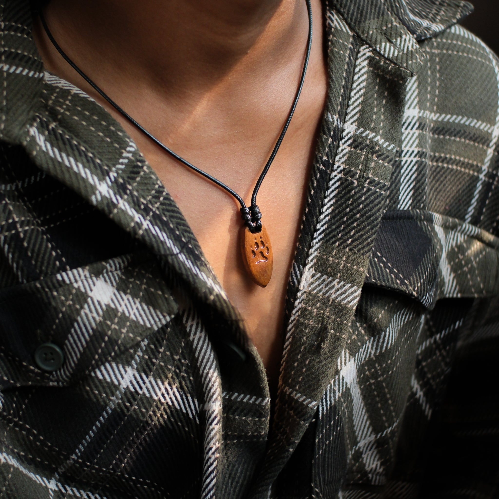 Wild Mark | Teak Wood Pendant