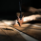Lone Wolf | Teak Wood Pendant