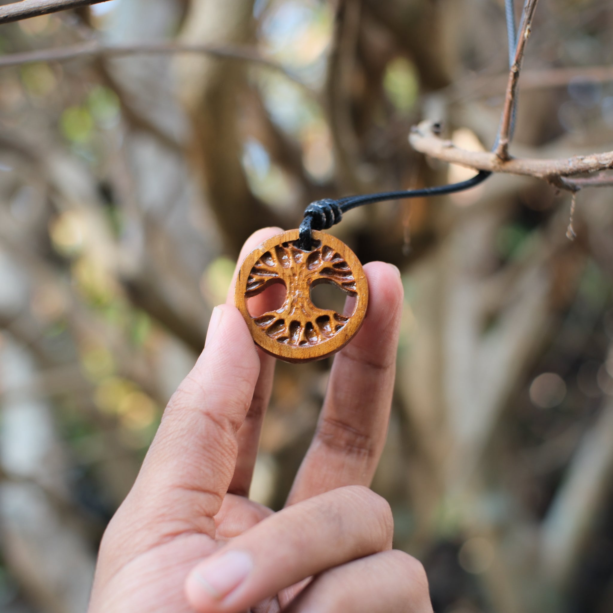 Tree of life | Teak Wood Pendant