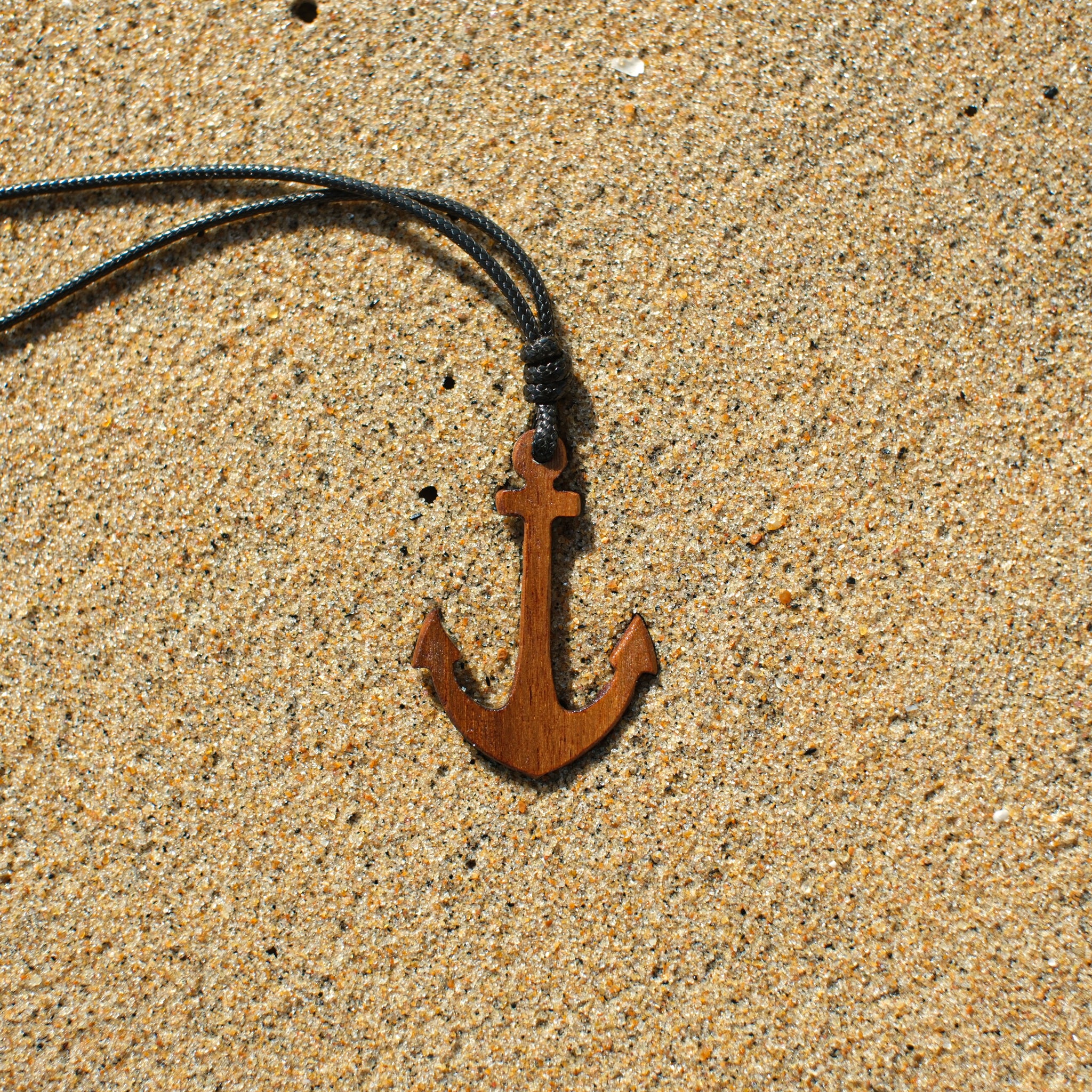 Anchor Ground | Boho Teak Wood Pendant