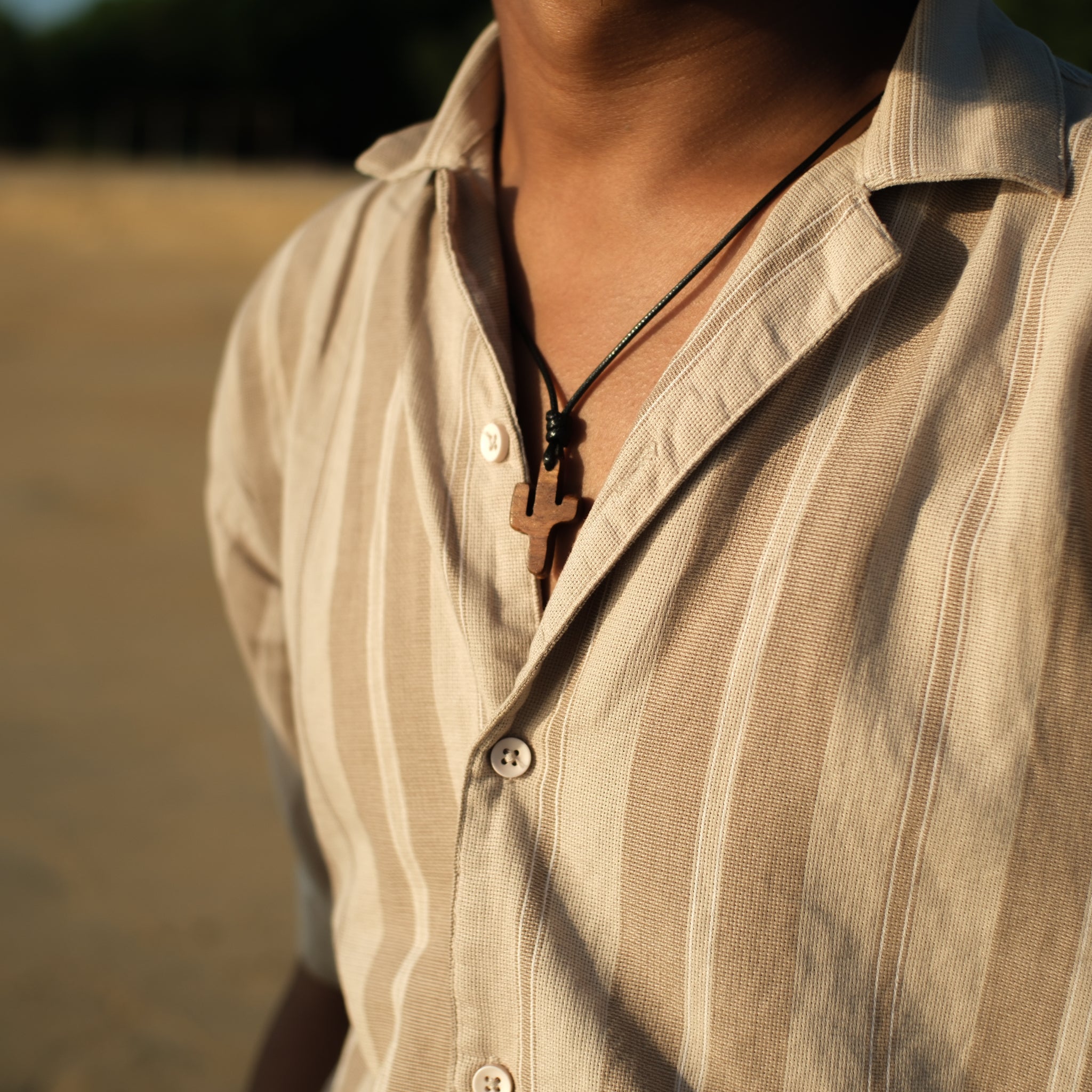 Cactus | Teak Wood Pendant