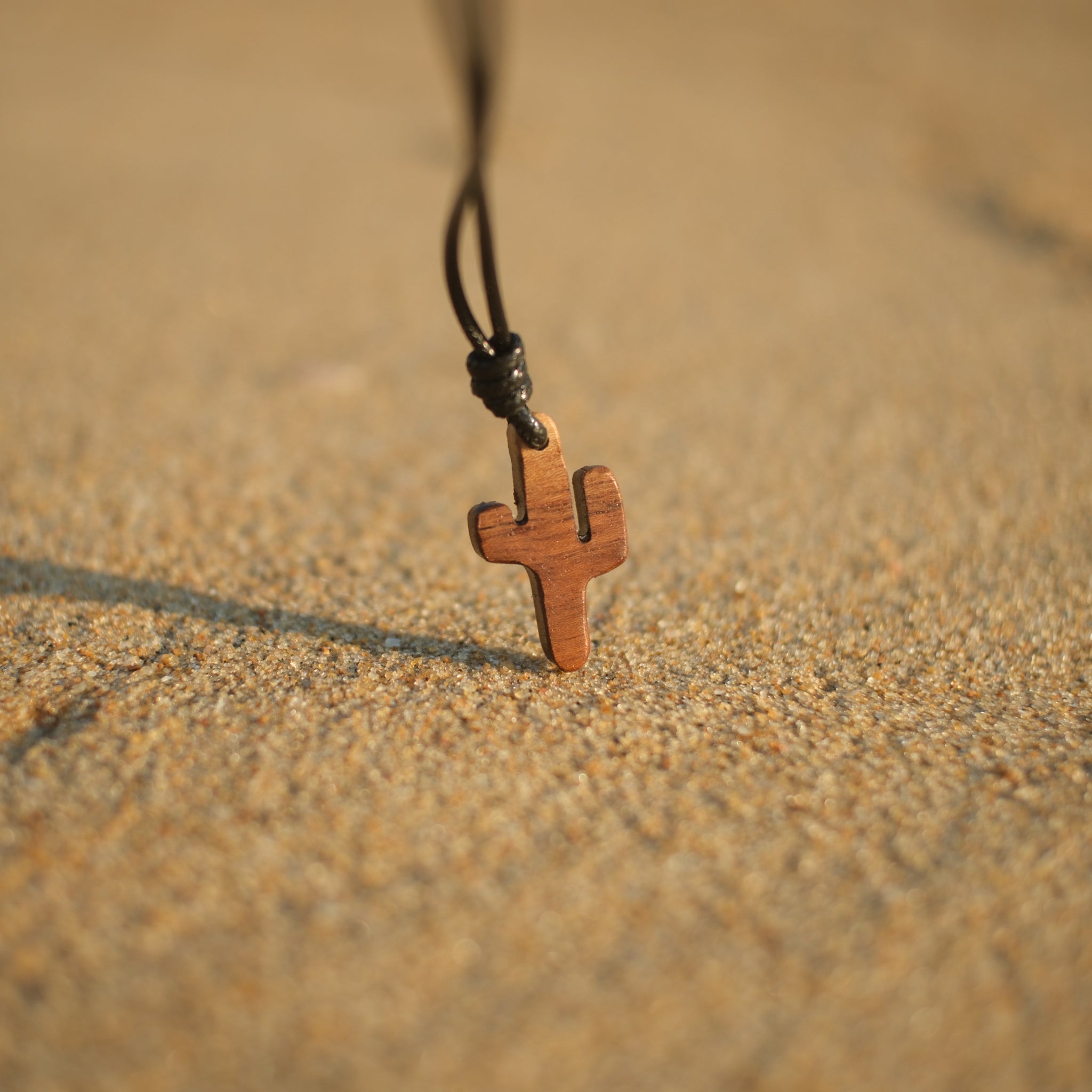 Cactus | Teak Wood Pendant