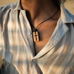 Faith | Teak wood and Premium Leather Cord