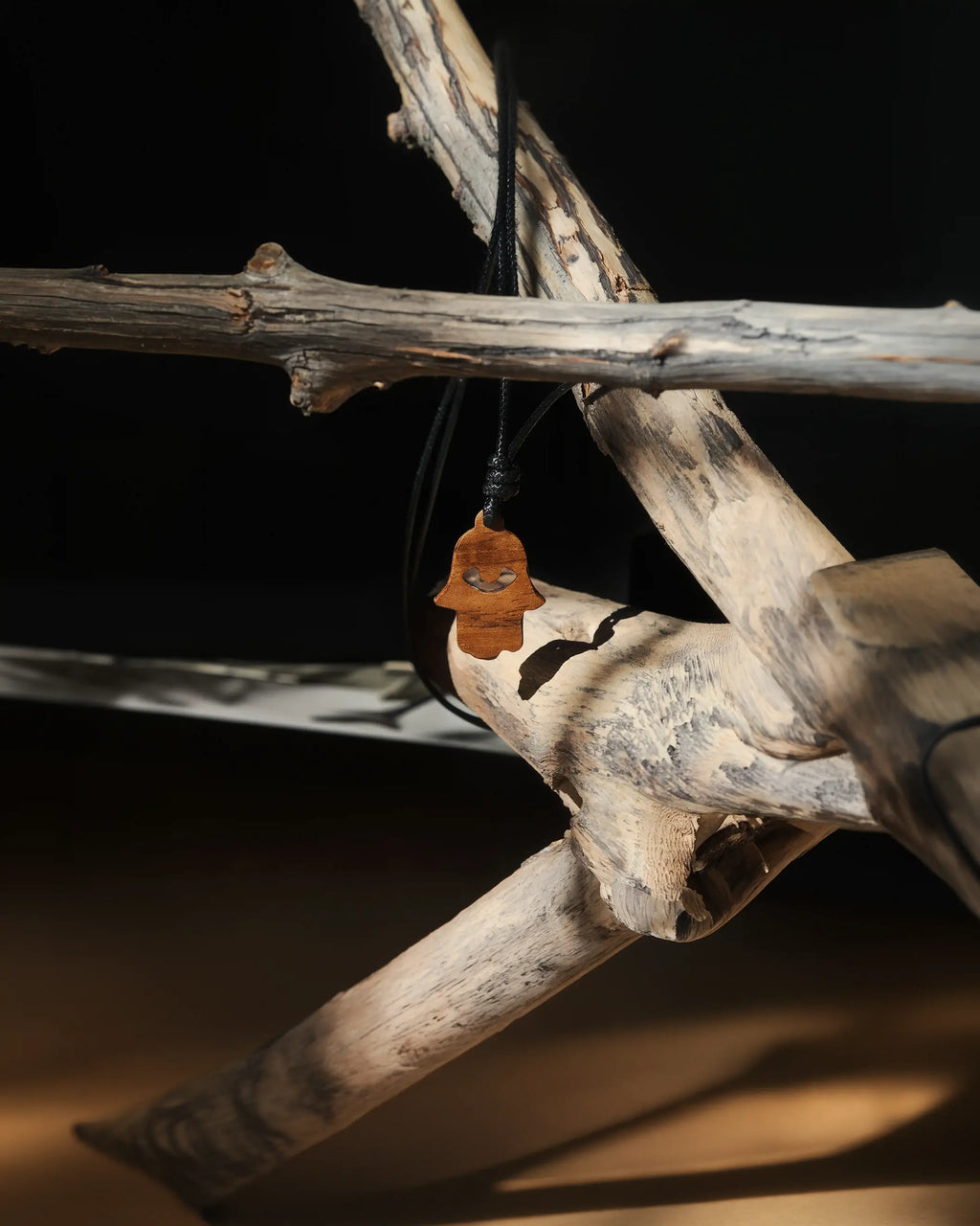 Evil Eye Hand | Teak wood