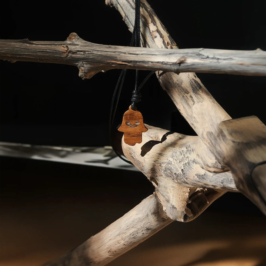 Evil Eye Hand | Teak wood