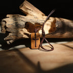 Faith | Teak wood | Leather