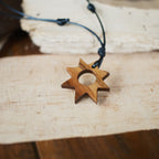 Sun Spirit | Boho Teak Wood Pendant