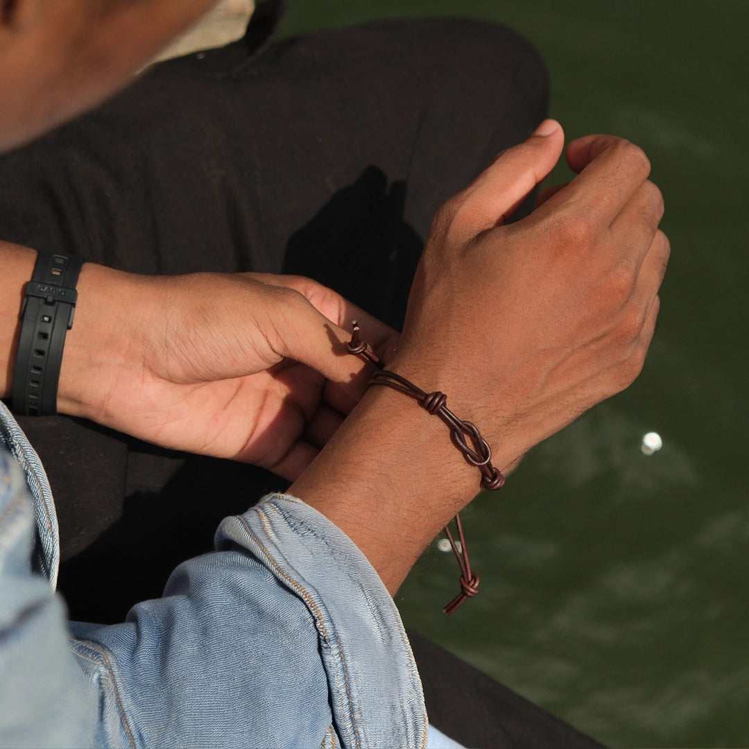 Free Spirit Leather Cord Bracelet