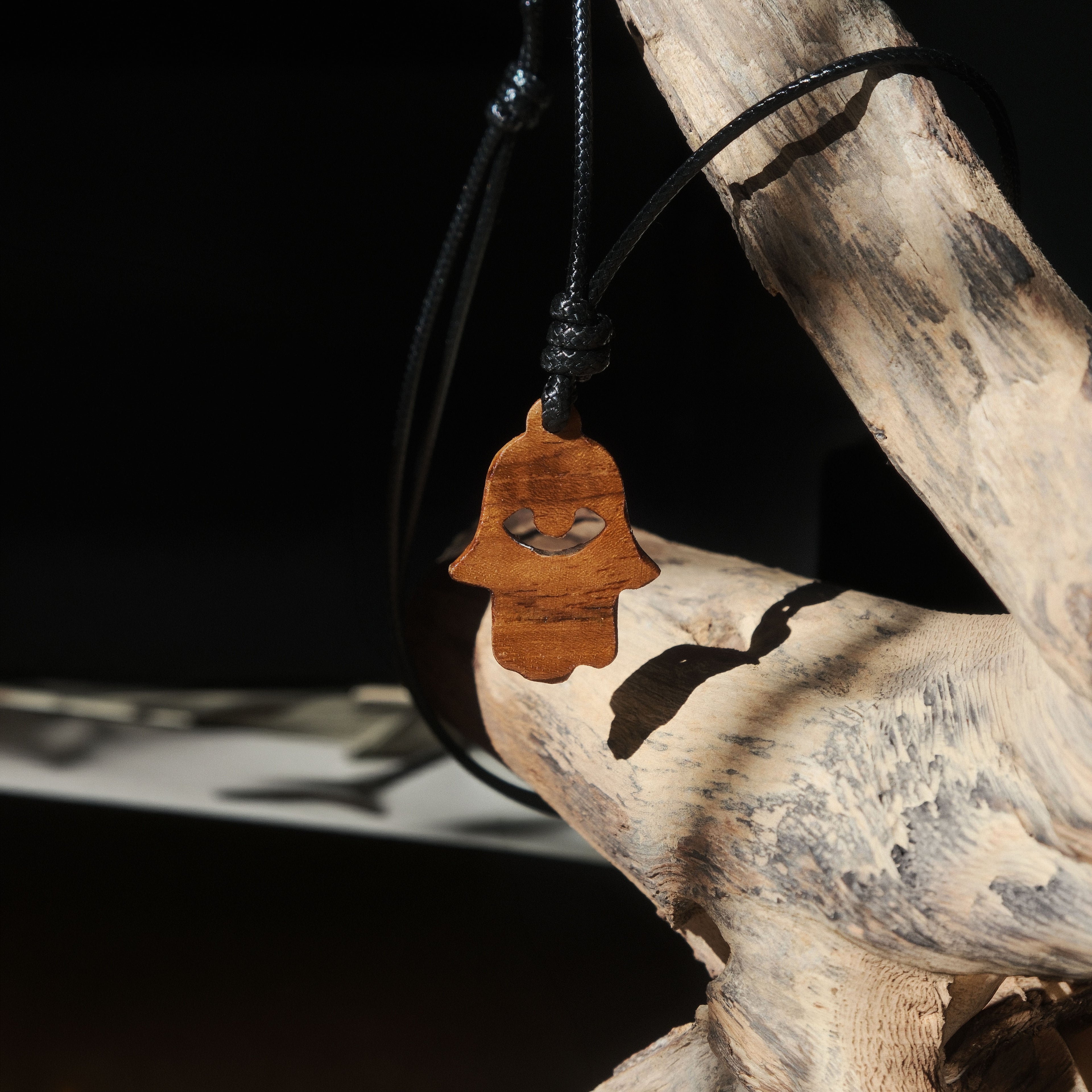 Evil Eye Hand | Teak wood