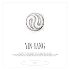 Yin-Yang Harmony | Teak Wood Pendant