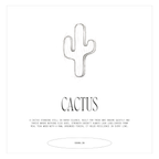 Cactus | Teak Wood Pendant