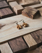 Petal Form | Teak Wood Earring