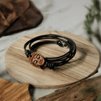 Sacred Buddha | Teak Wood & Premium Leather Cord