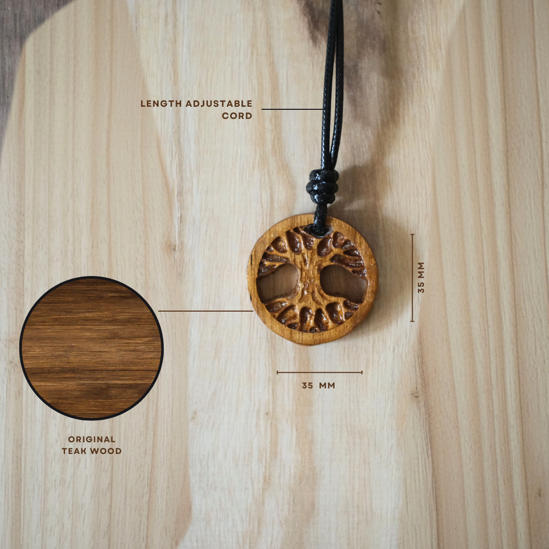 Tree of life | Teak Wood Pendant