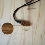 Wild Mark | Teak Wood Pendant