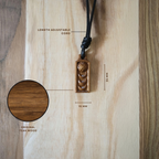Phases of the moon | Teak Wood Pendant