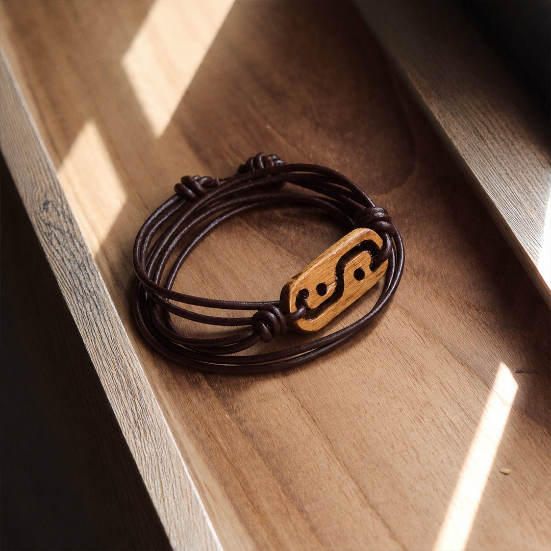 Yin-Yang | Teak Wood Bracelet
