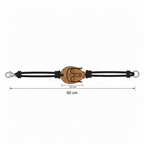 Sacred Buddha | Teak Wood & Premium Leather Cord