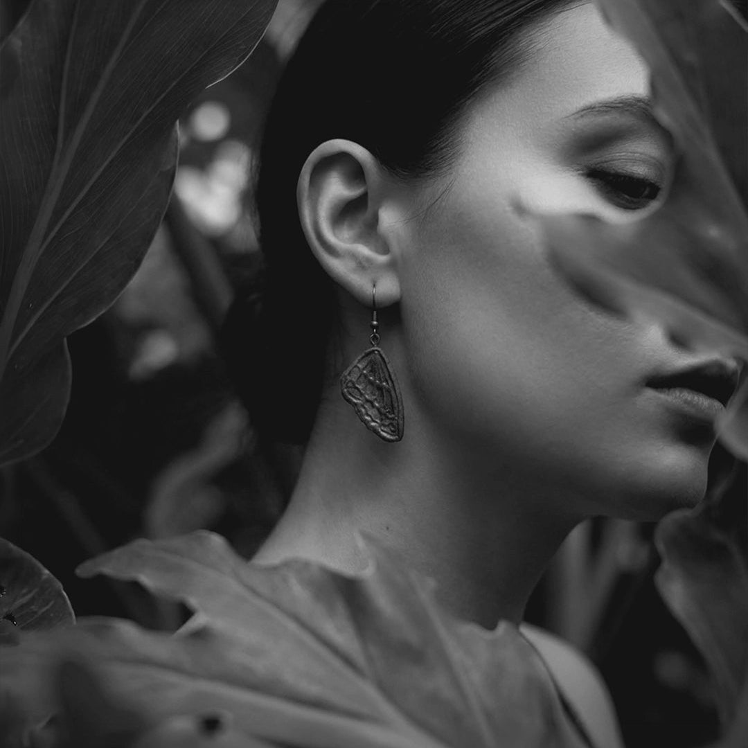 Butterfly wings | Teak Wood Earring