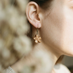 Petal Form | Teak Wood Earring