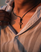 Holy Cross | Teak Wood Pendant