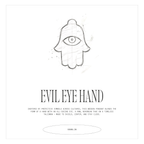 Evil Eye Hand | Teak wood